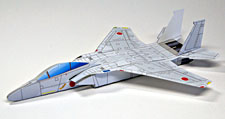 Maqueta 3D recortable e imprimible del avión F-15J. Manualidades a Raudales.
