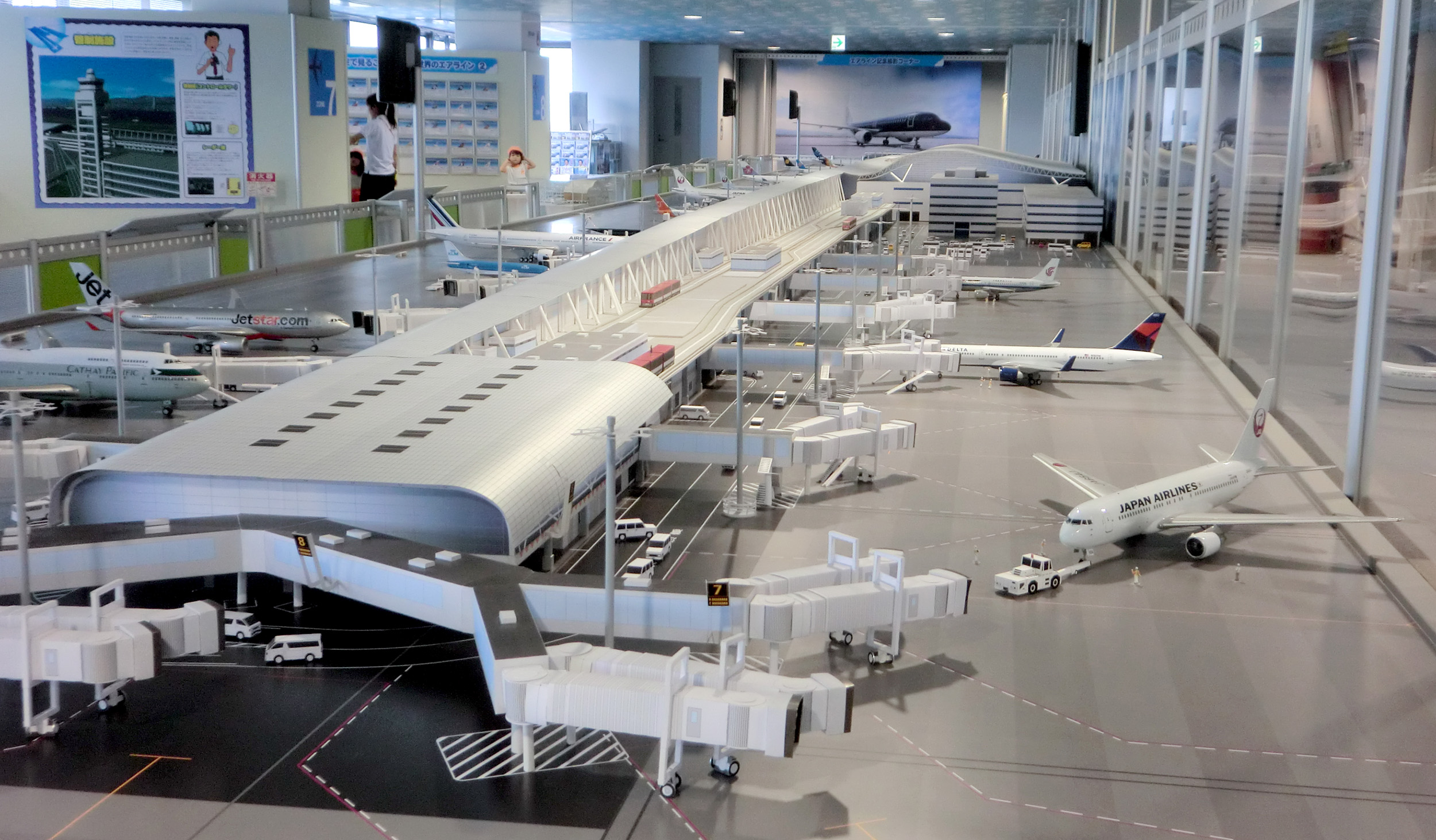 関西国際空港ジオラマ模型 全景3