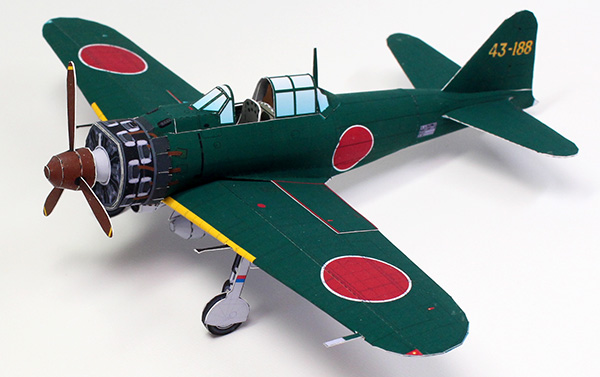 ペーパークラフトの『紙模型工房』 - 日本海軍『零式艦上戦闘機五二型』インデックスページ