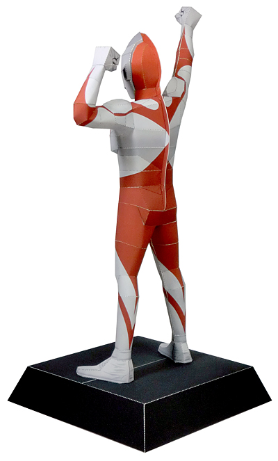 初代ウルトラマン ペーパークラフト 背面